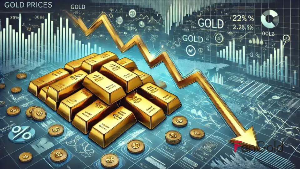 Giá vàng thế giới lao dốc, chạm đáy trong vòng một tuần