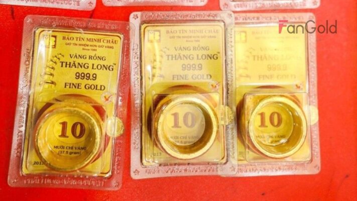 Giá vàng nhẫn vọt tăng, chạm mốc 95 triệu đồng/lượng