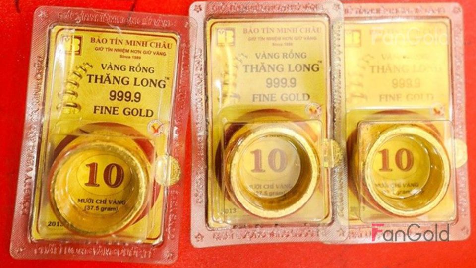 Vàng Rồng Thăng Long thu hẹp chênh lệch giá với SJC