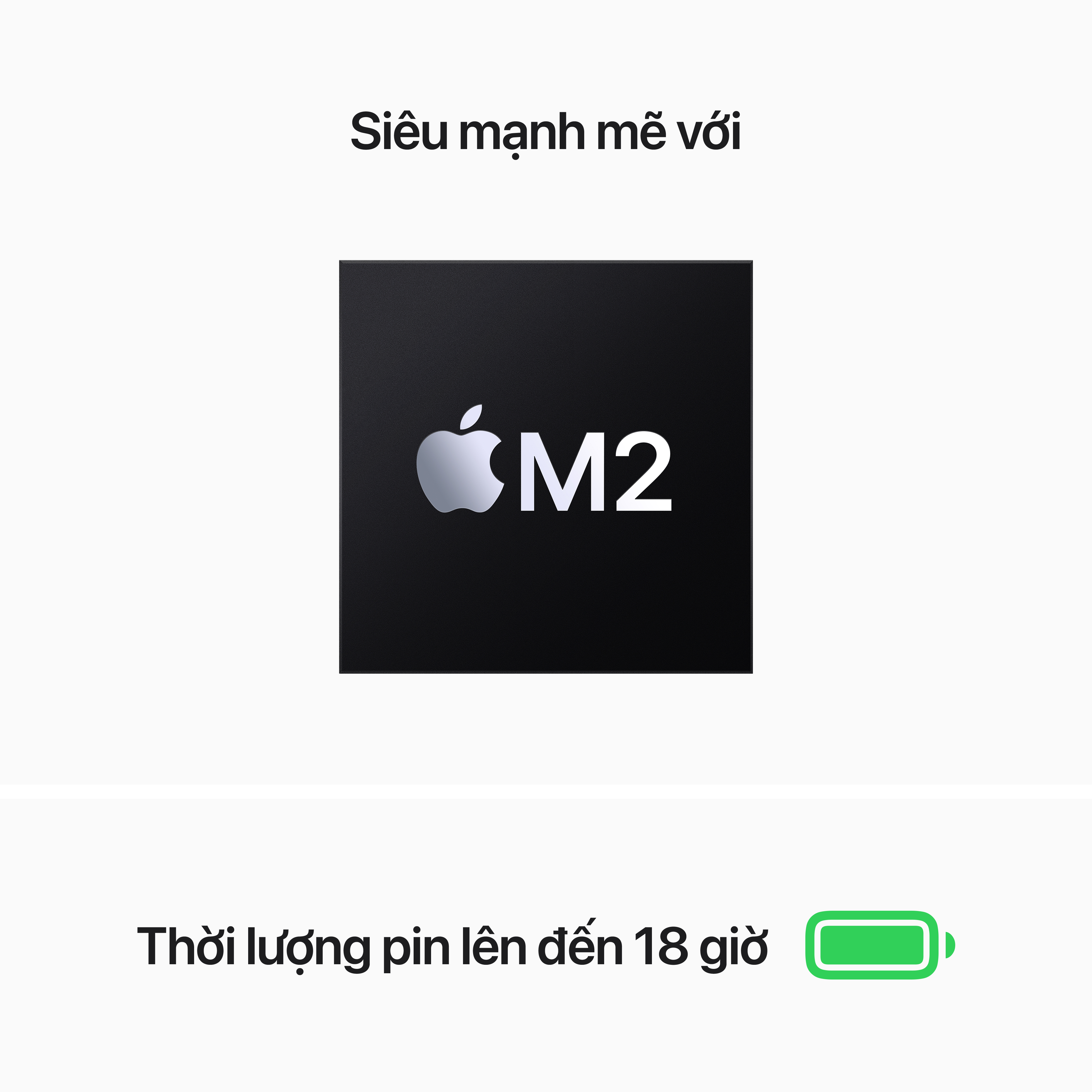 Apple MacBook Air M2 2024 8CPU 8GPU 16GB 256GB I Chính hãng Apple Việt Nam