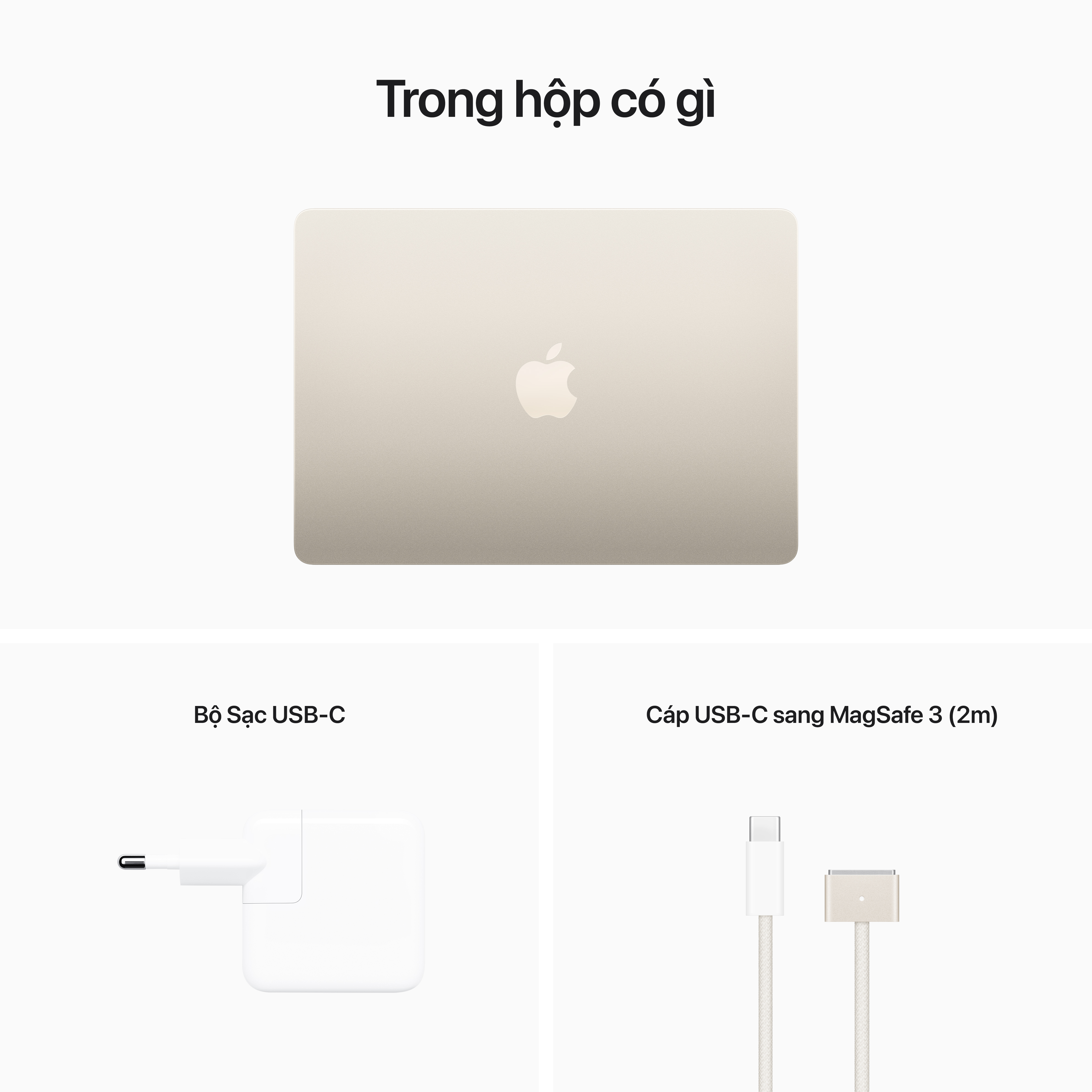 Apple MacBook Air M2 2024 8CPU 8GPU 16GB 256GB I Chính hãng Apple Việt Nam