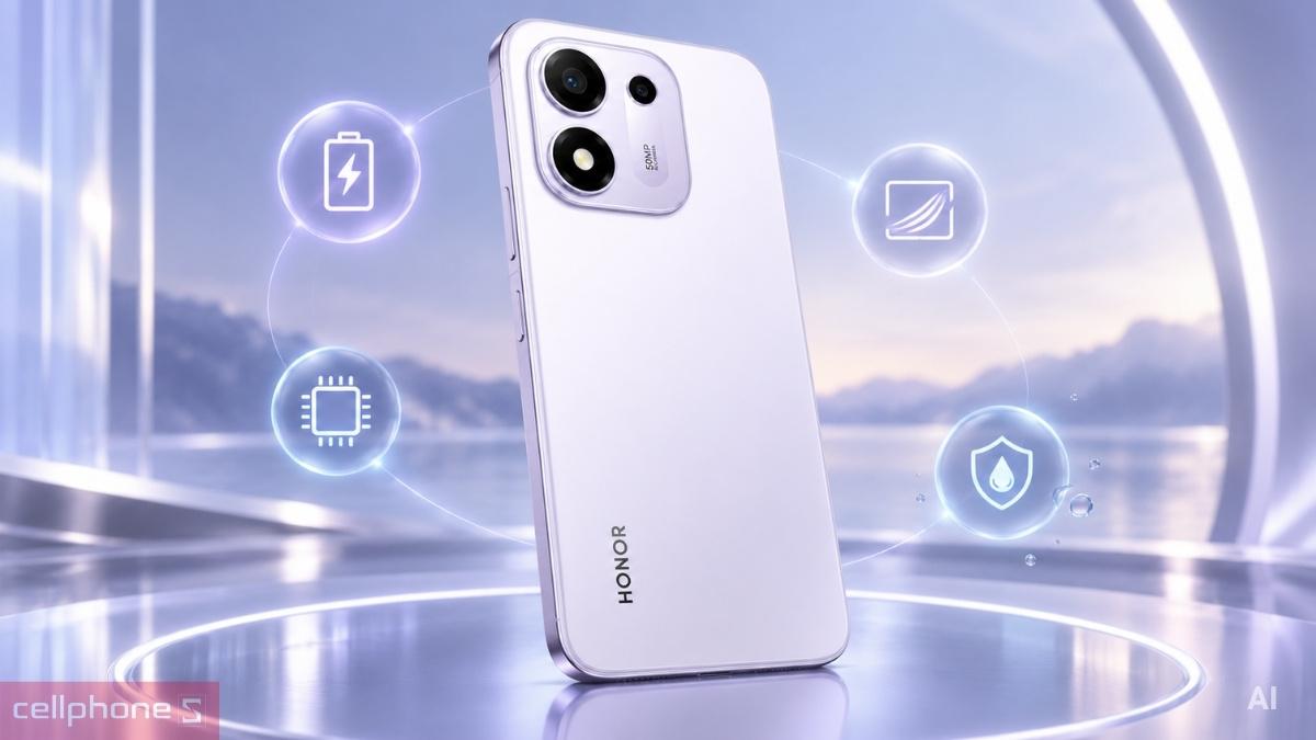 HONOR 600S 5G nổi bật với pin 8.100mAh