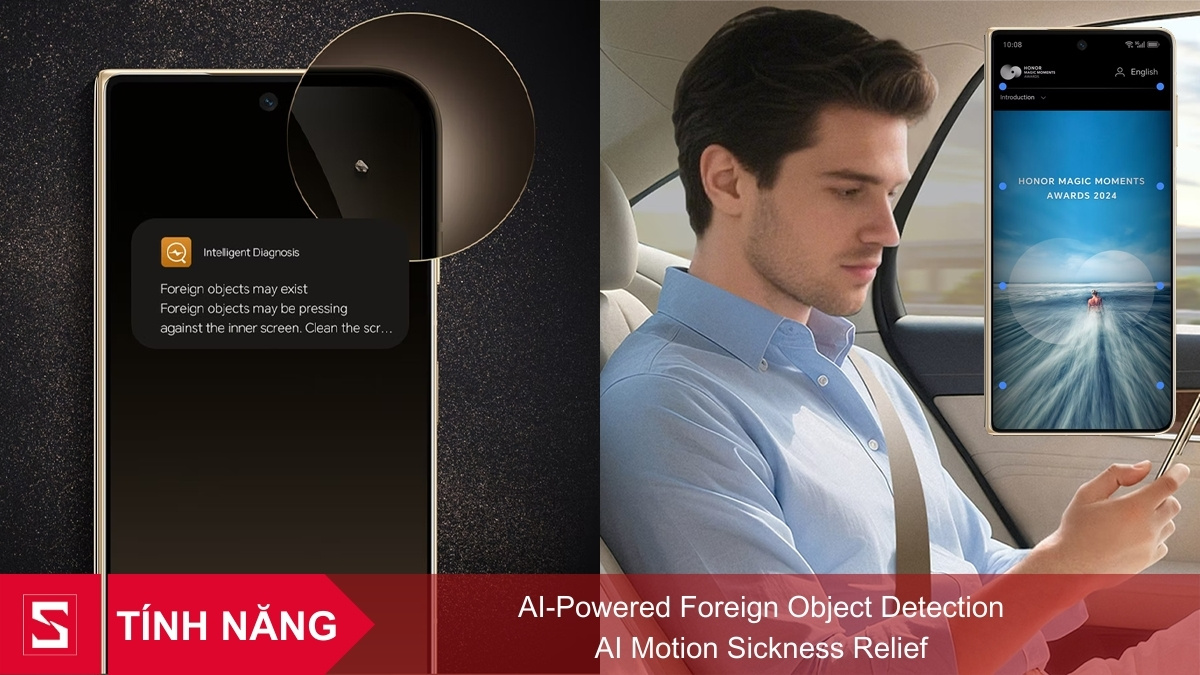 Honor Magic V5 sở hữu công nghệ AI-Powered Foreign Object Detection