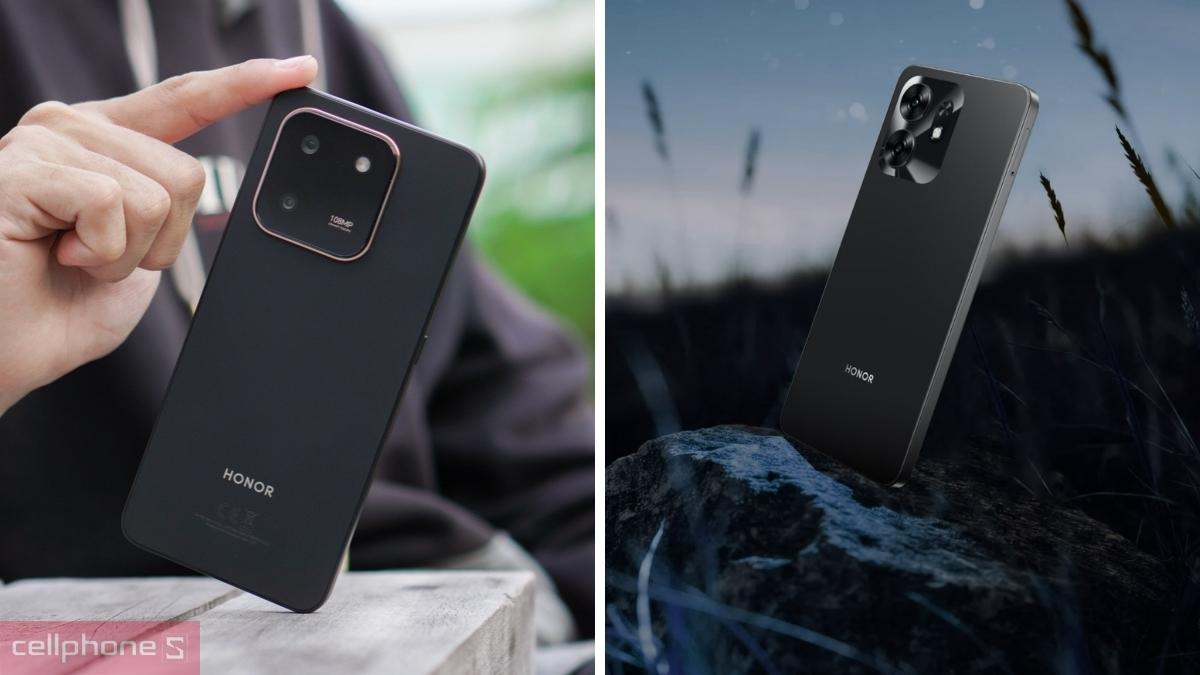 So sánh về ngoài X7d với HONOR X6d