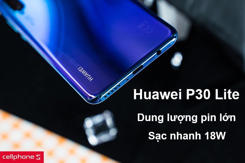 Dung lượng pin lớn cùng khả năng sạc nhanh 18W