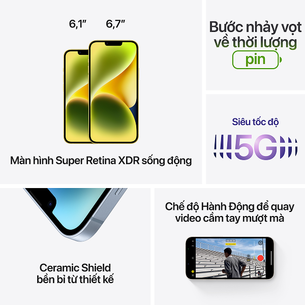 iPhone 14 128GB  | Chính hãng VN/A