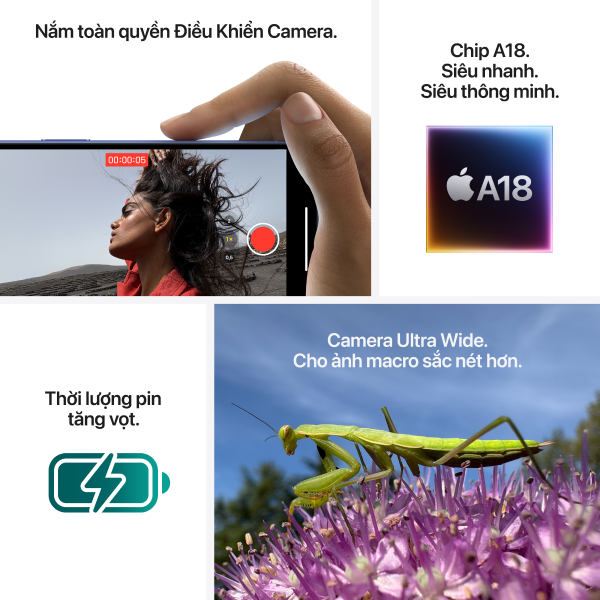 iPhone 16 128GB | Chính hãng VN/A