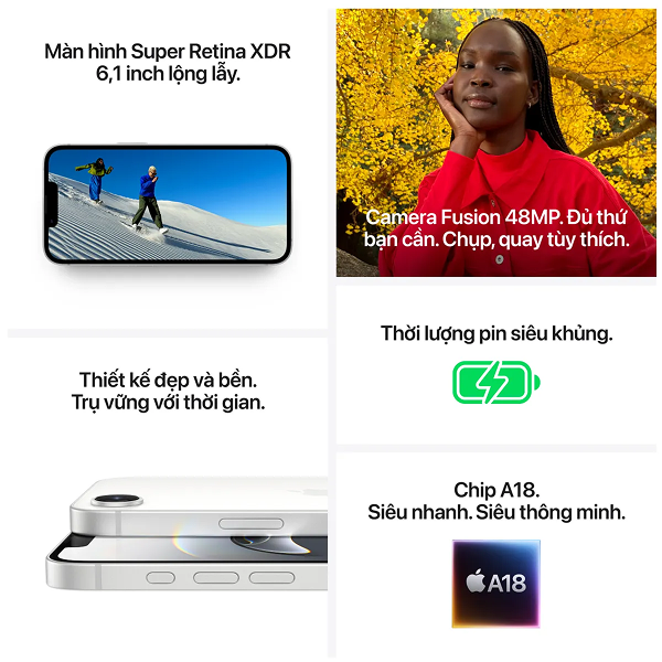 iPhone 16e 256GB | Chính hãng VN/A