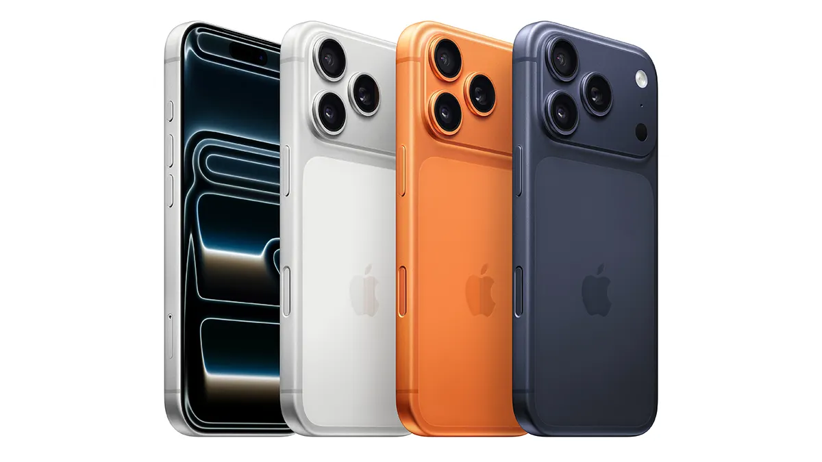 Bảng màu sắc ấn tượng trên iPhone 17 Pro