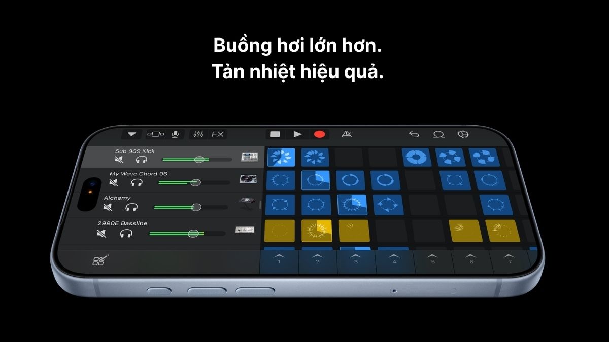 Buồng hơi toả nhiệt iPhone 18 Pro Max