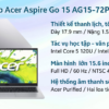 Laptop Acer Aspire Go 15 AG15-72P-54GY