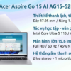Laptop Acer Aspire Go 15 AI AG15-52P-52WT
