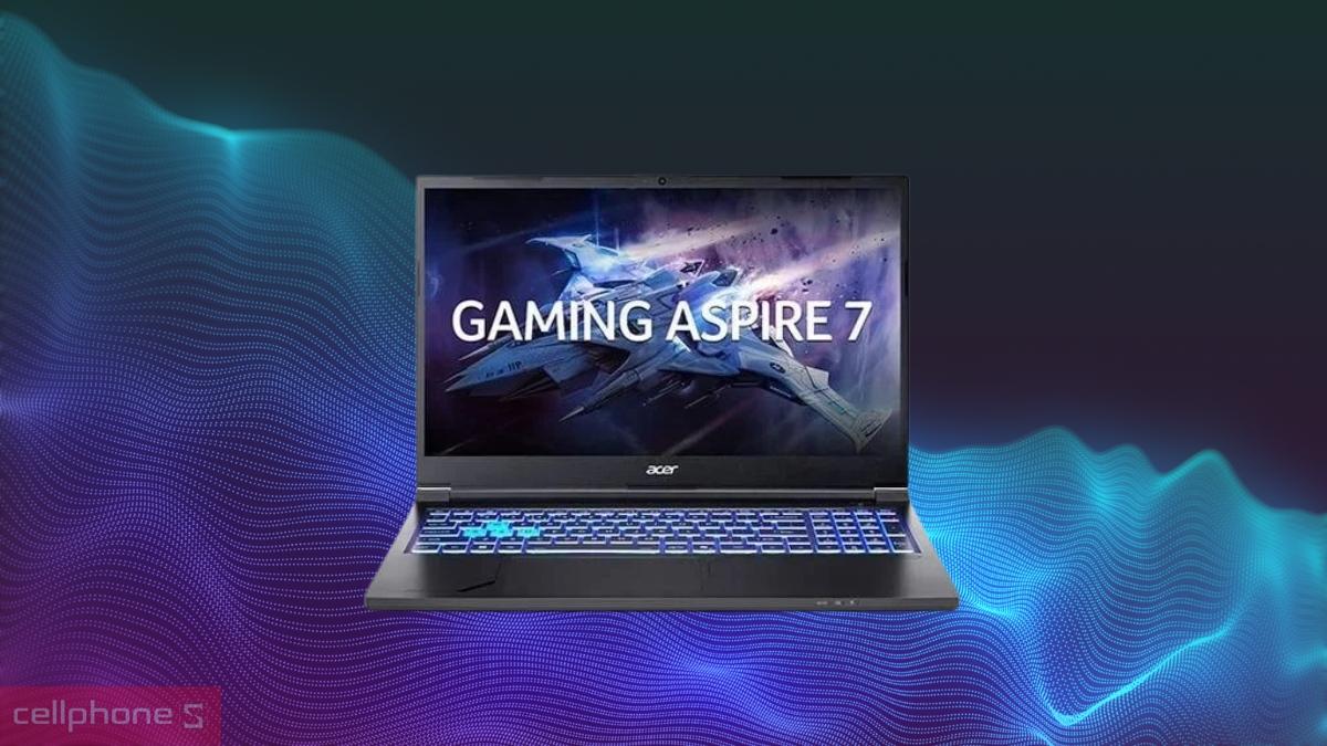 Công nghệ AI laptop Acer Gaming Aspire 7 A715-59G-53RH