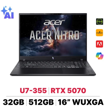 Laptop Acer Gaming Nitro ProPanel ANV16-I51-71MF - Tín Nguyễn Luxury