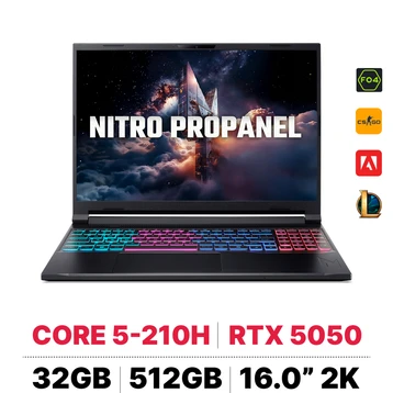 Laptop Acer Gaming Nitro Propanel ANV16S-71-58WQ - Tín Nguyễn Luxury