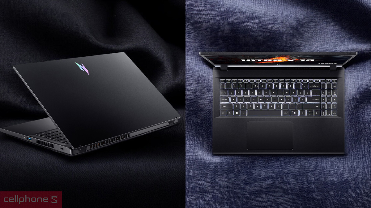 Thiết kế laptop Acer Gaming Nitro V 15 ANV15-41-R732