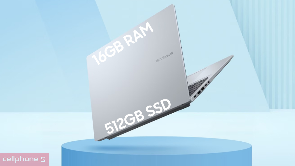 RAM DDR5 và SSD PCIe Gen 4 hỗ trợ đa nhiệm chuyên sâu