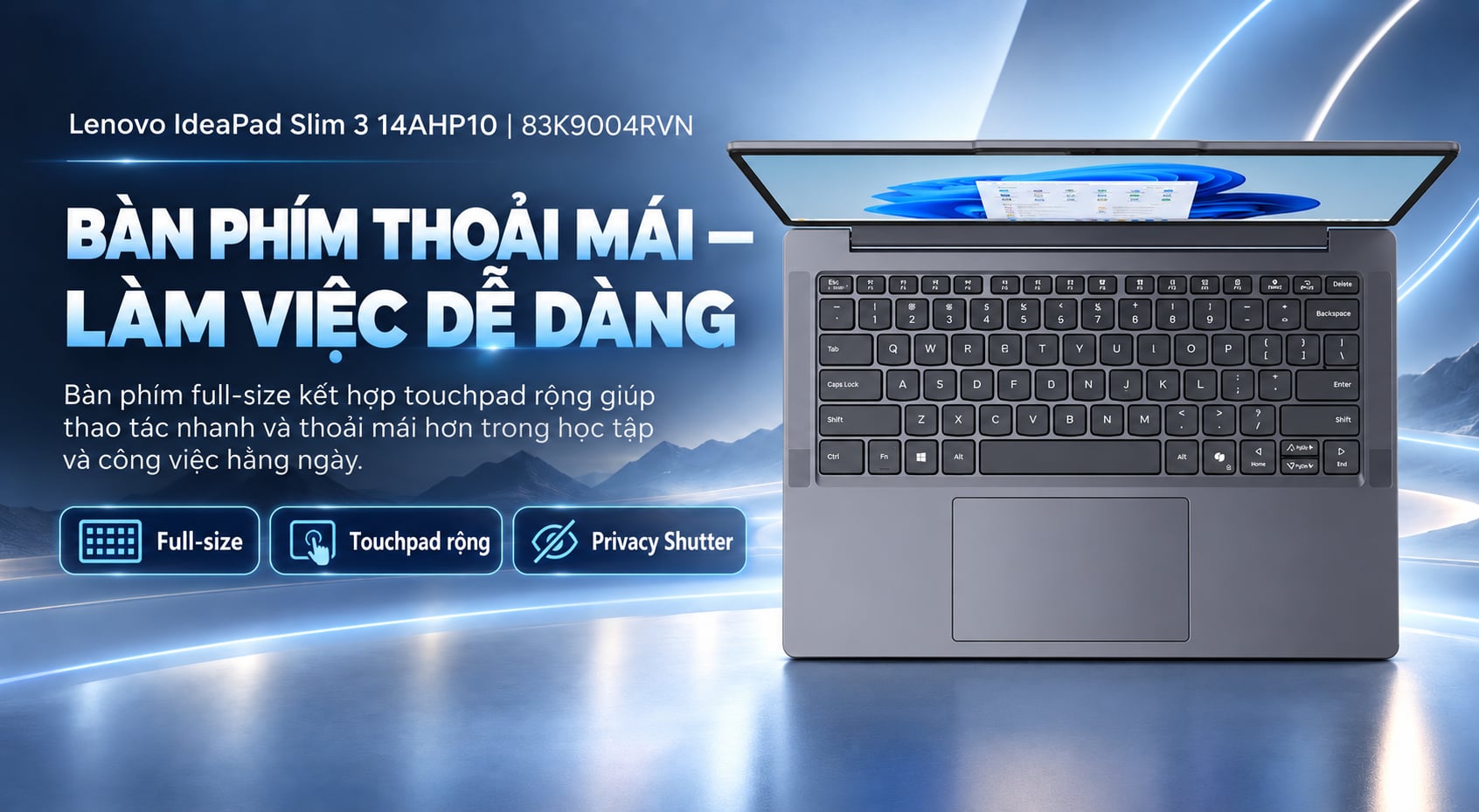 Laptop Lenovo IdeaPad Slim 3 14AHP10 83K9004RVN