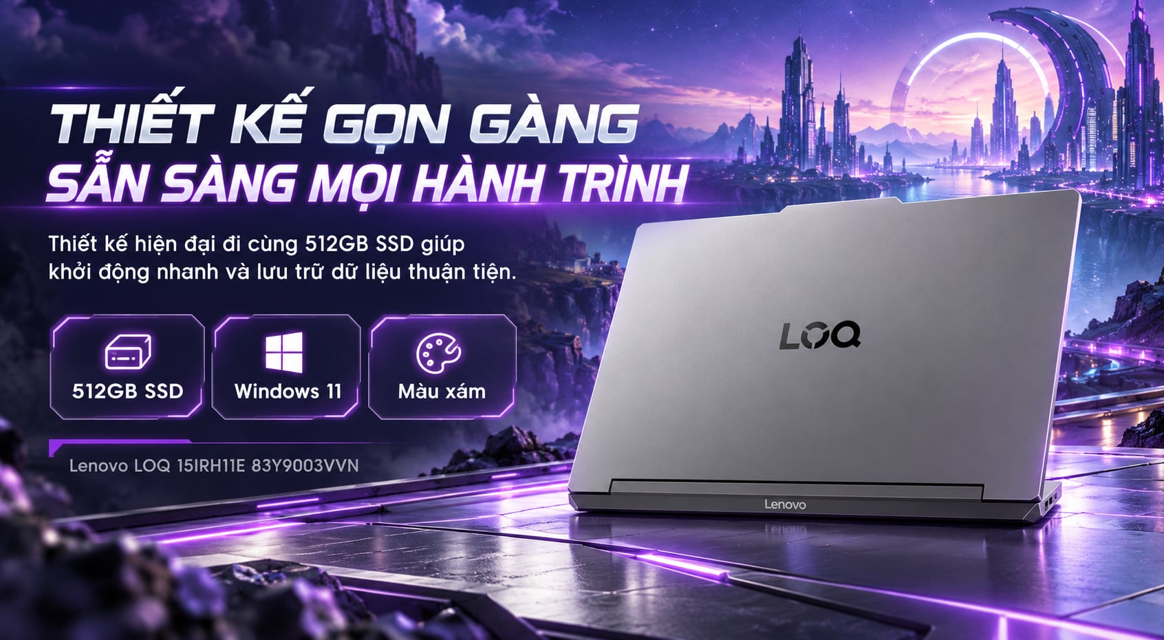 Laptop Lenovo LOQ 15IRH11E 83Y9003VVN