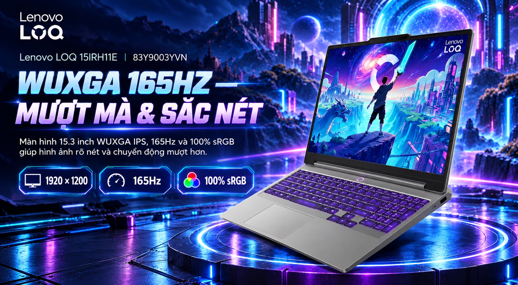 Laptop Lenovo LOQ 15IRH11E 83Y9003YVN
