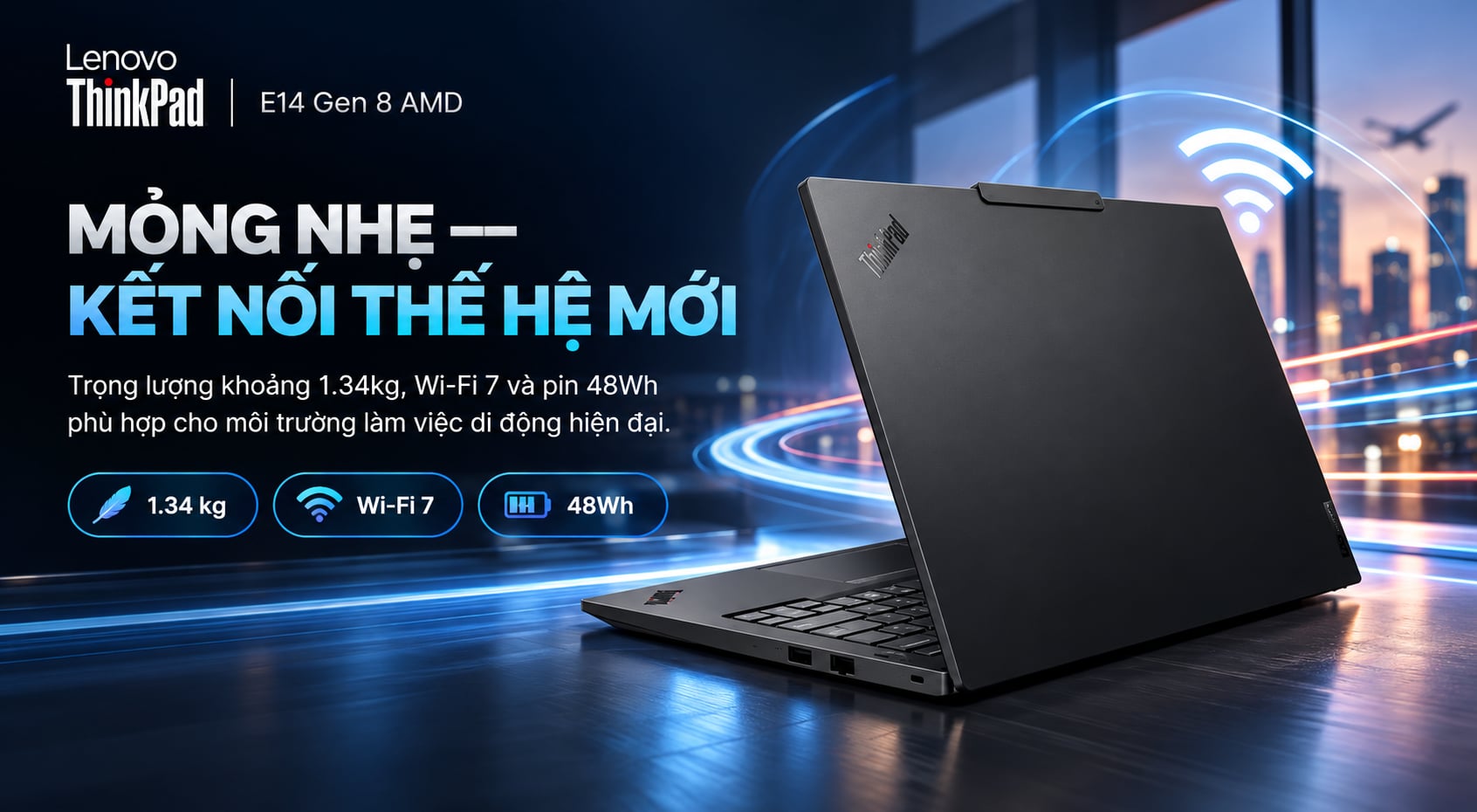 Laptop Lenovo ThinkPad E14 Gen 8 21Y2007BVN