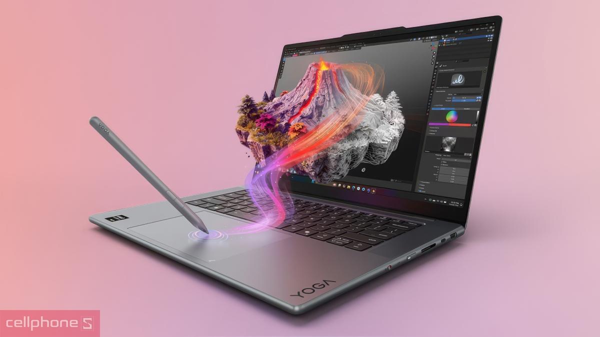 Công nghệ AI trên laptop Lenovo Yoga Pro 7 15ASH11 83W5000SVN Ryzen AI