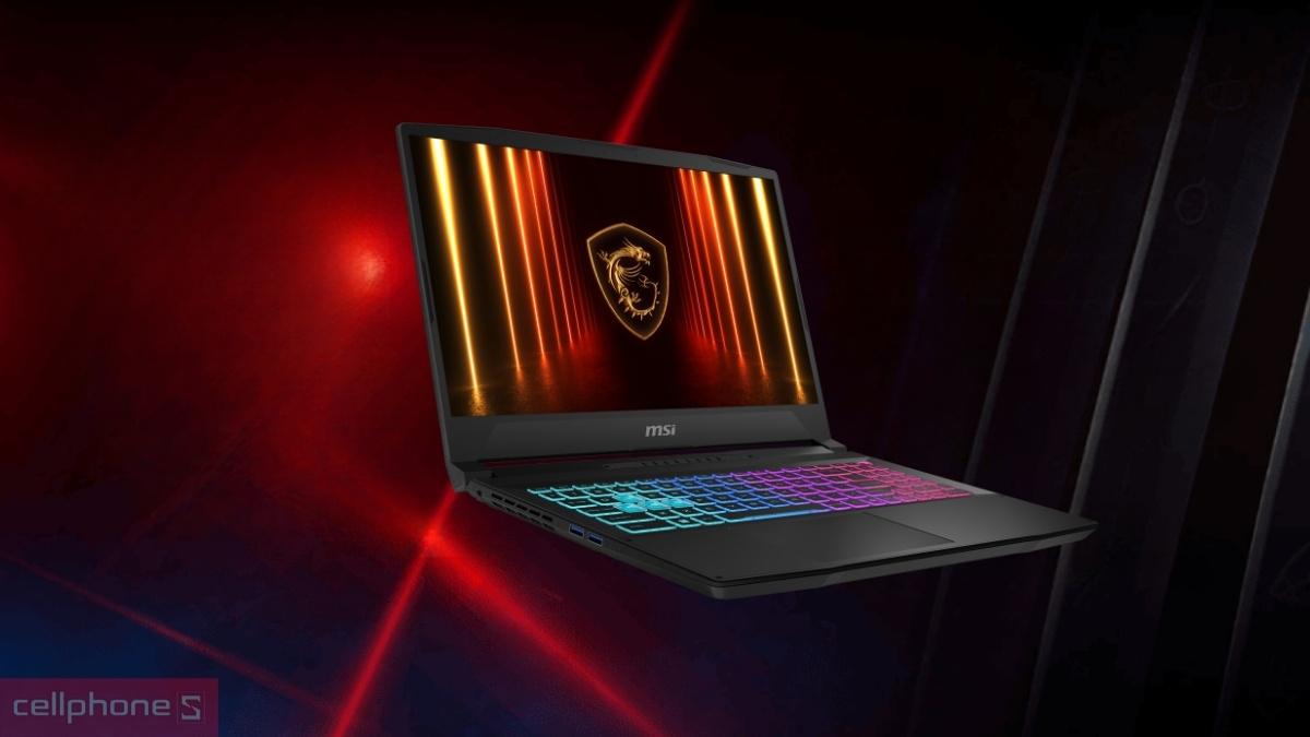 Hiệu năng xử lý bứt phá của laptop MSI Katana 15 HX B14WEK-027VN