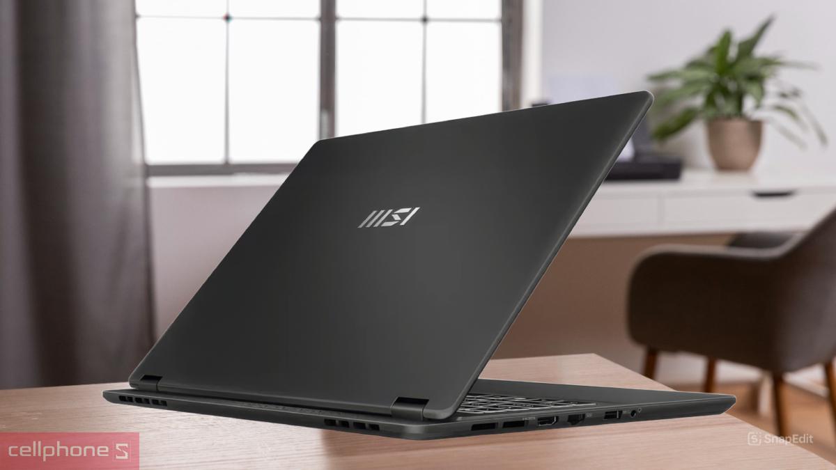 Cổng kết nối laptop MSI Prestige 14 AI Evo C1MG-081VN