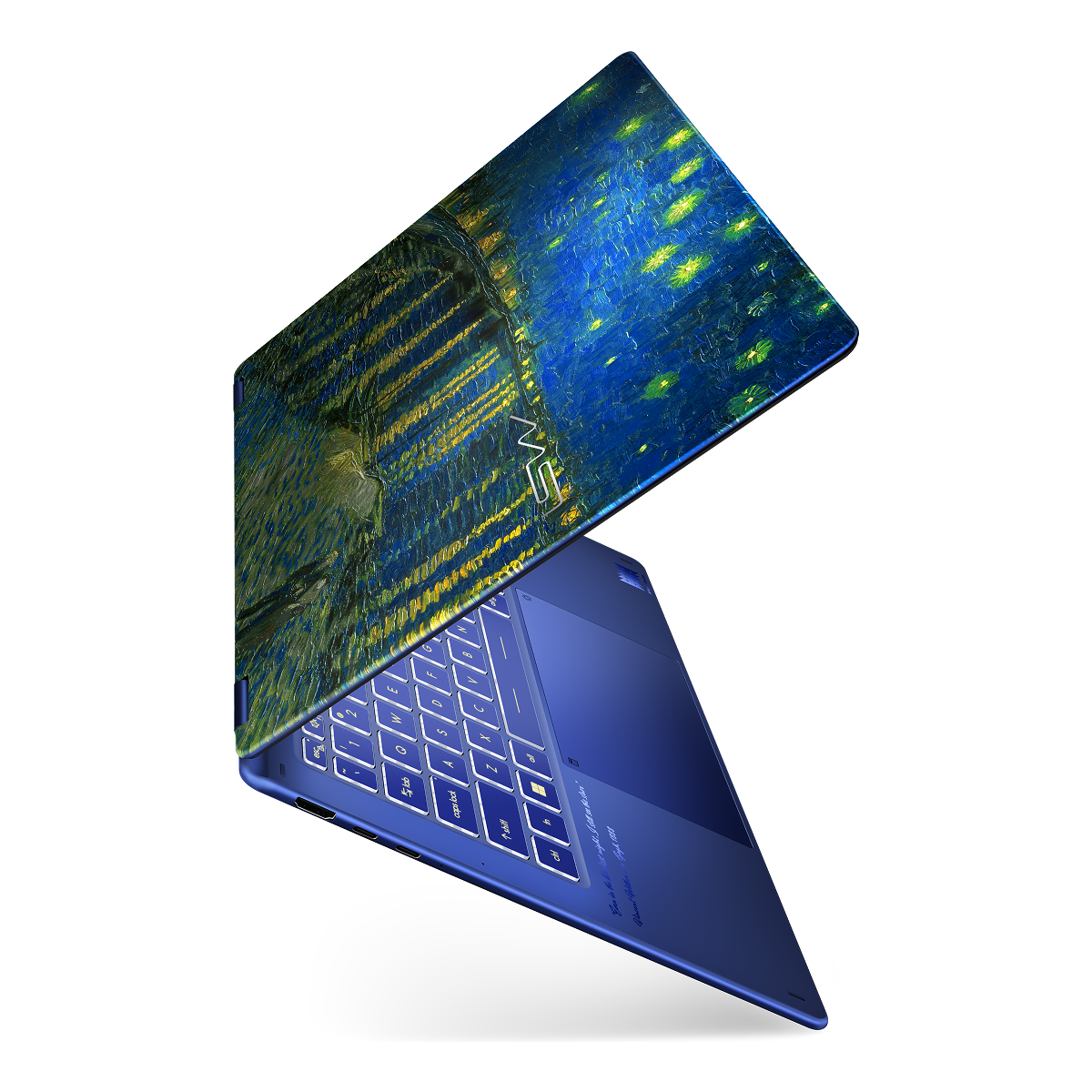 Laptop MSI Prestige 14 Flip AI+ Vincent van Gogh Edition – Starry Night Over the Rhône 14T234-260VN