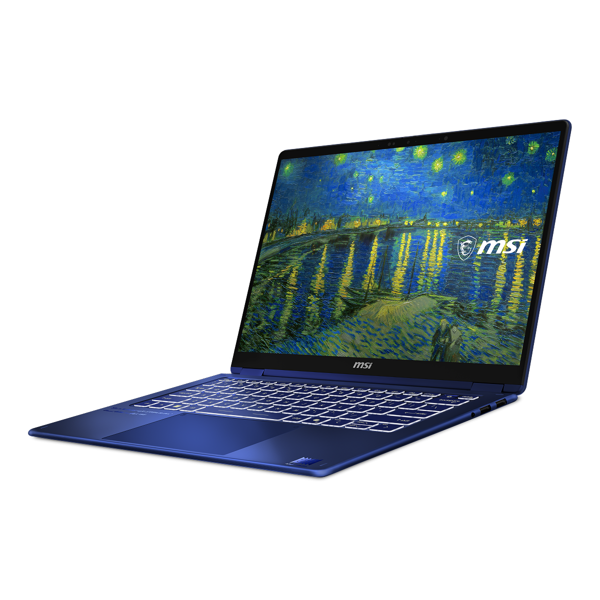 Laptop MSI Prestige 14 Flip AI+ Vincent van Gogh Edition – Starry Night Over the Rhône 14T234-260VN
