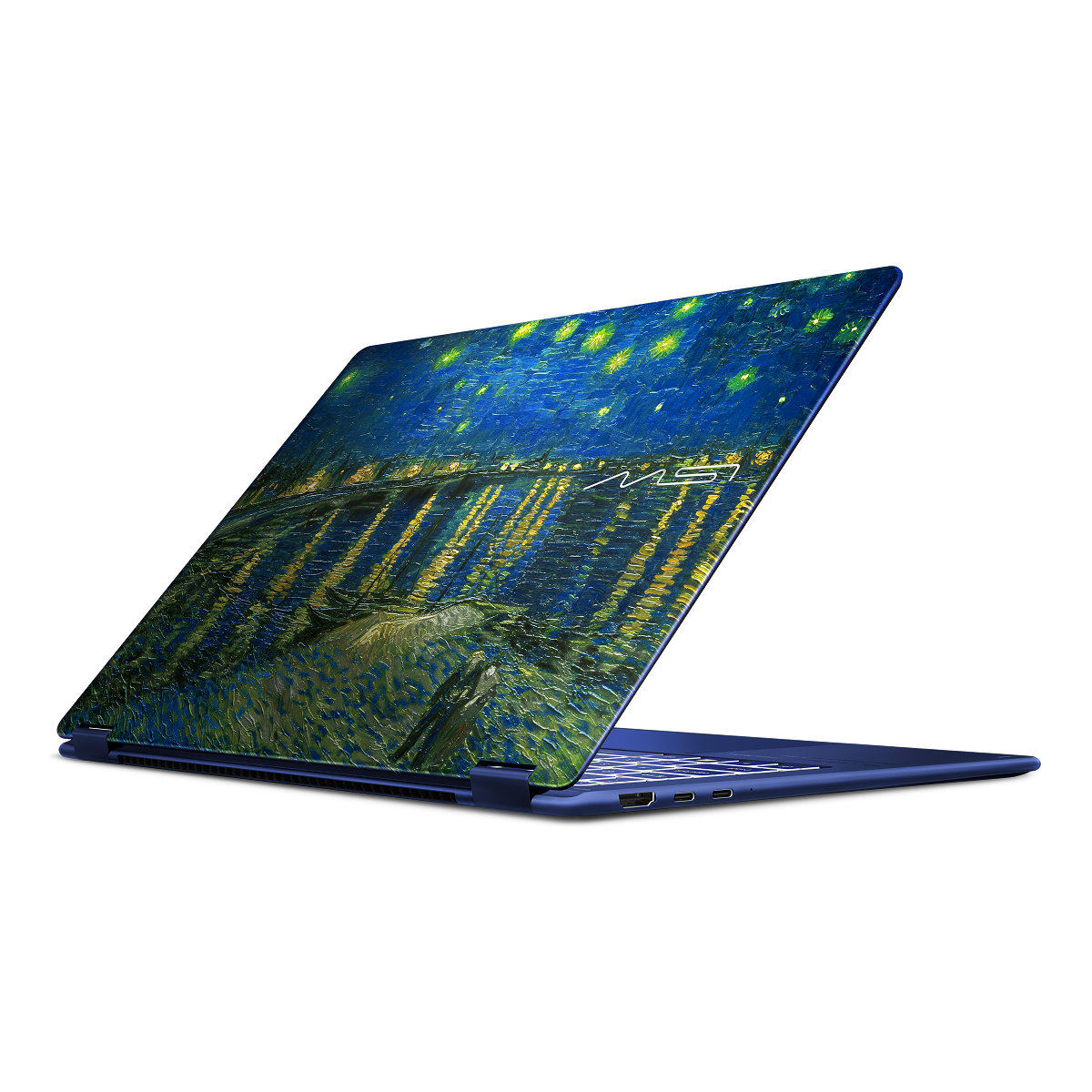 Laptop MSI Prestige 14 Flip AI+ Vincent van Gogh Edition – Starry Night Over the Rhône 14T234-260VN