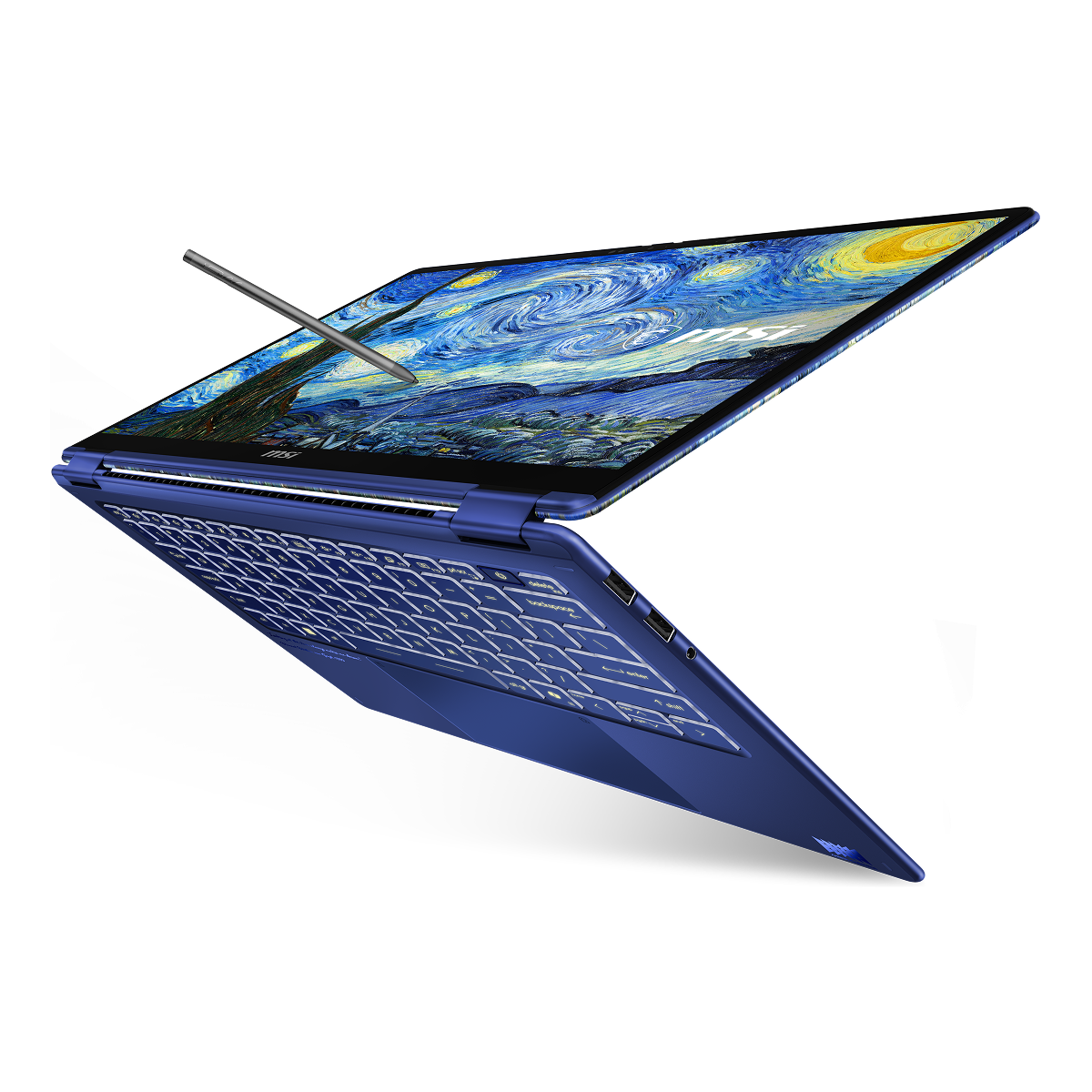 Laptop MSI Prestige 14 Flip AI+ Vincent van Gogh Edition – The Starry Night 14T235-259VN