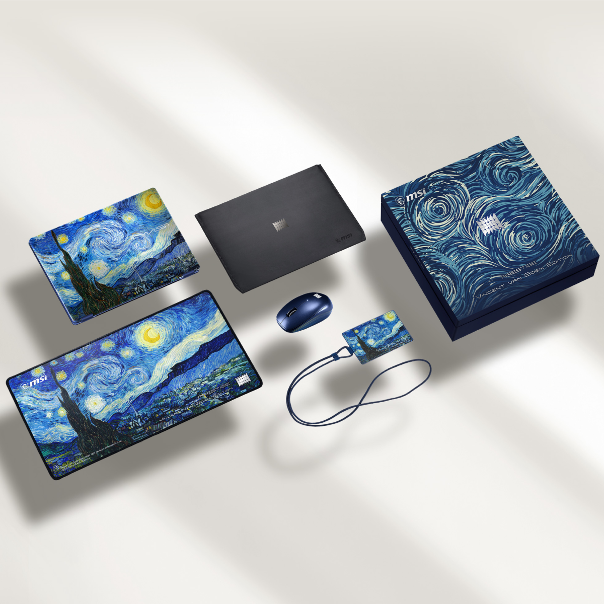 Laptop MSI Prestige 14 Flip AI+ Vincent van Gogh Edition – The Starry Night 14T235-259VN