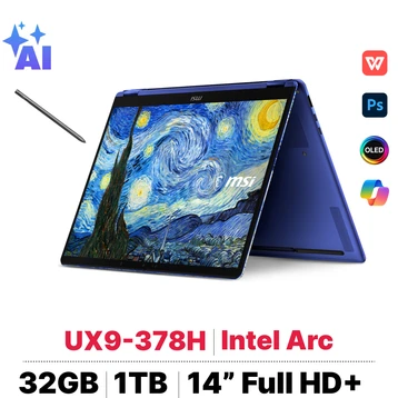 Laptop MSI Prestige 14 Flip AI+ Vincent van Gogh Edition - The Starry Night 14T235-259VN - Tín Nguyễn Luxury