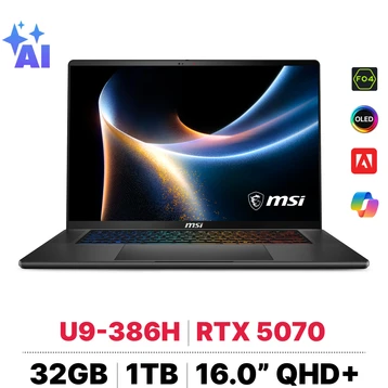 Laptop MSI Stealth 16 AI+ B3WG-008VN - Tín Nguyễn Luxury