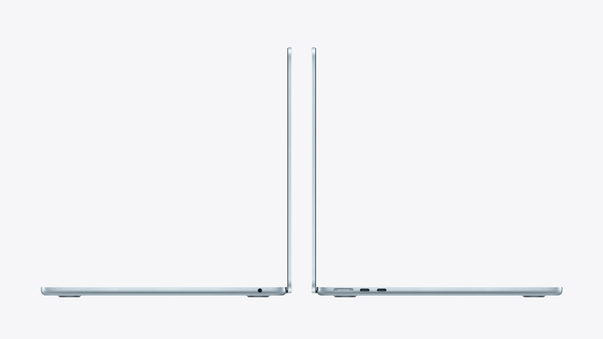 Ngoại hình MacBook Air 13 M5 10 CPU 10 GPU 16GB 1TB