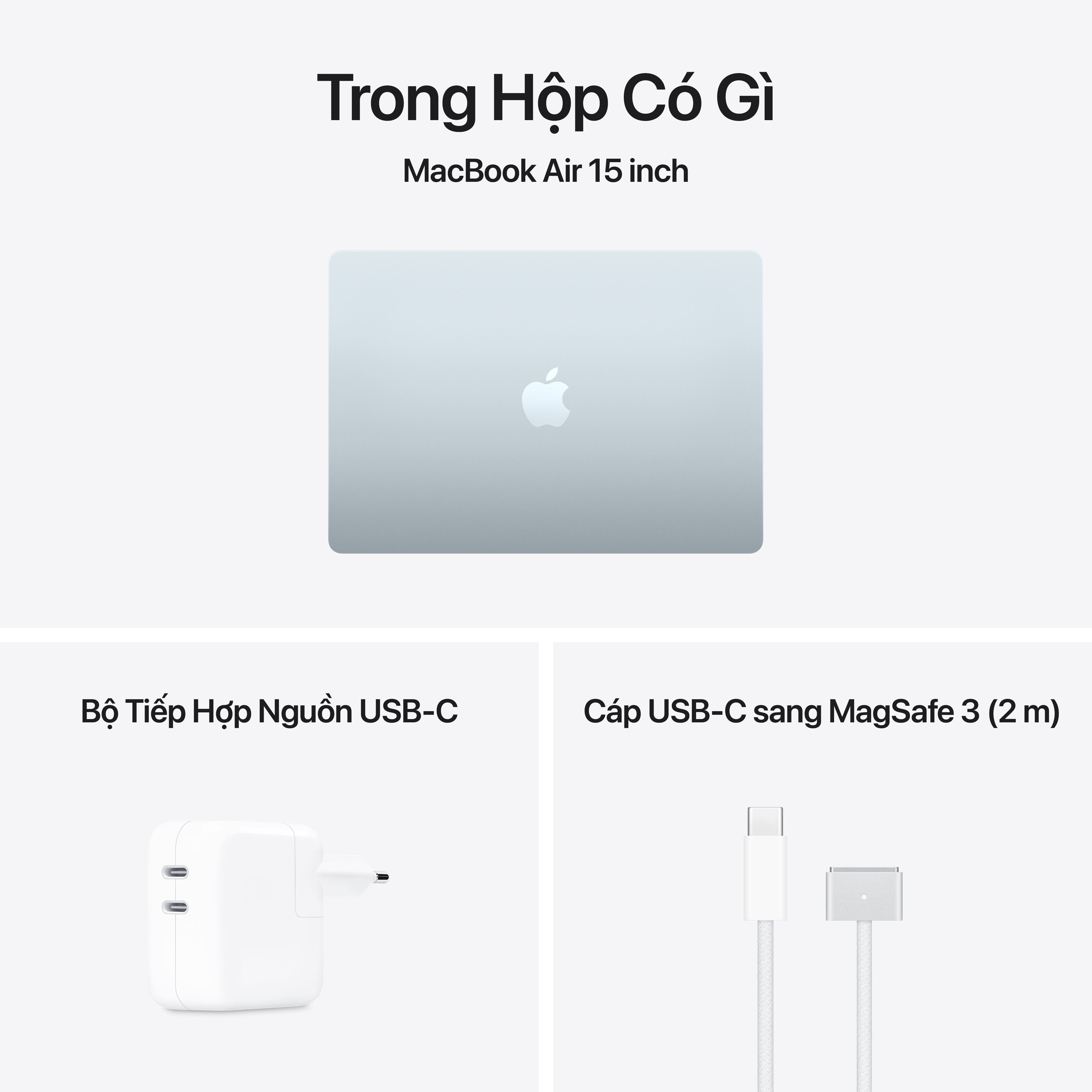 MacBook Air M5 15 inch 2026 10CPU 10GPU 24GB 1TB | Chính hãng Apple Việt Nam