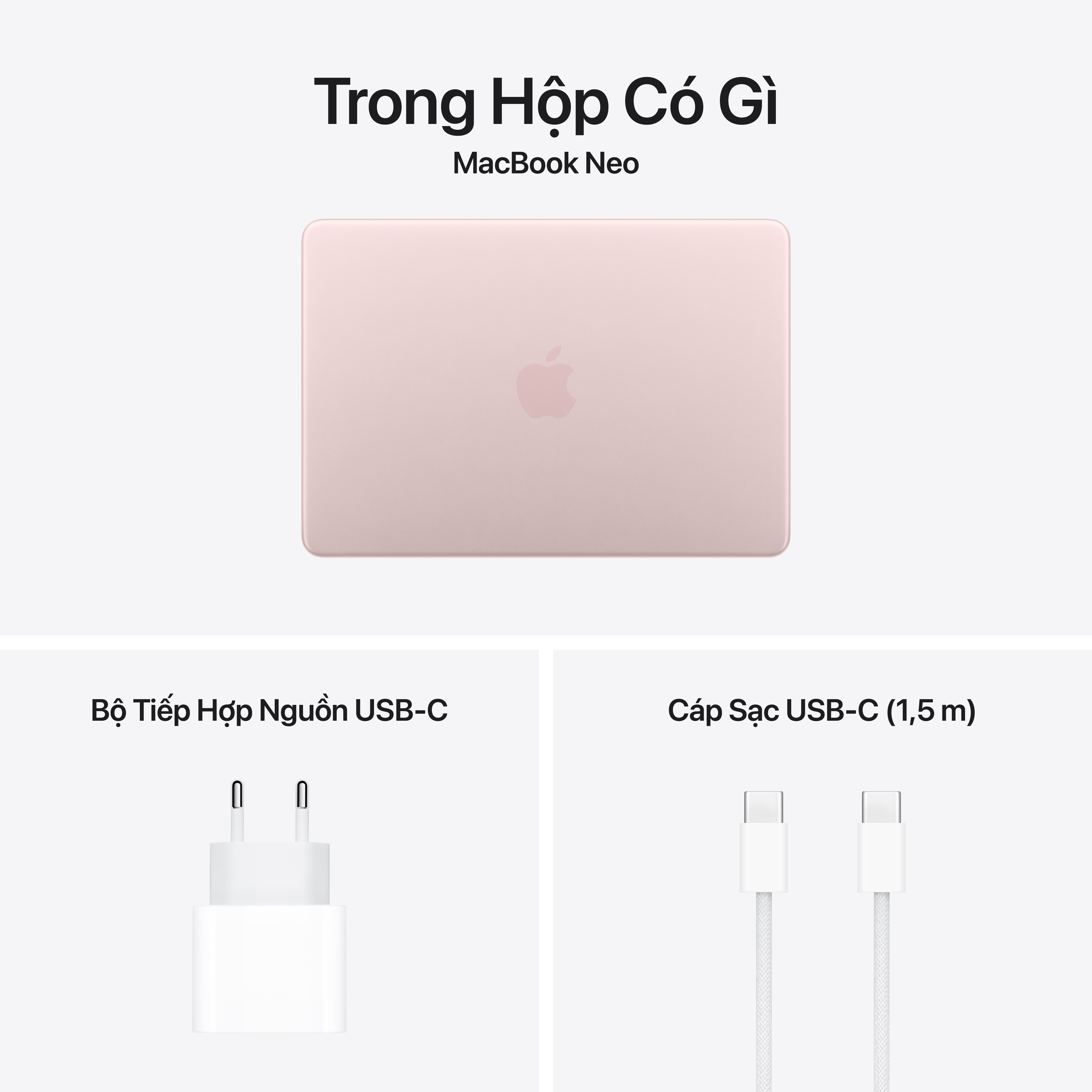 MacBook Neo 13 inch A18 Pro 2026 6CPU 5GPU 8GB 256GB | Chính hãng Apple Việt Nam