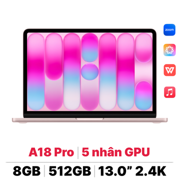 MacBook Neo 13 inch A18 Pro 2026 6CPU 5GPU 8GB 512GB Touch ID | Chính hãng Apple Việt Nam - Tín Nguyễn Luxury