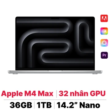 MacBook Pro 14 M4 Max 14CPU 32GPU 36GB 1TB Nano | Chính hãng Apple Việt Nam - Tín Nguyễn Luxury