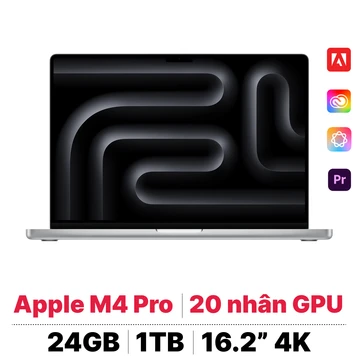 MacBook Pro 16 M4 Pro 14CPU 20GPU 24GB 1TB Sạc 140W | Chính hãng Apple Việt Nam - Tín Nguyễn Luxury