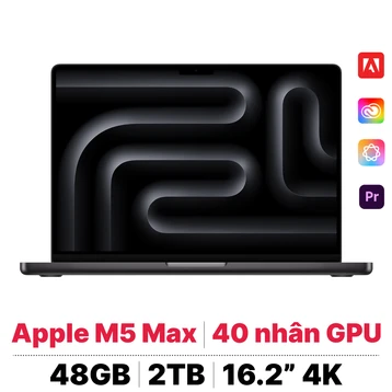MacBook Pro M5 Max 16 inch 2026 18CPU 40GPU 48GB 2TB Sạc 140W | Chính hãng Apple Việt Nam - Tín Nguyễn Luxury