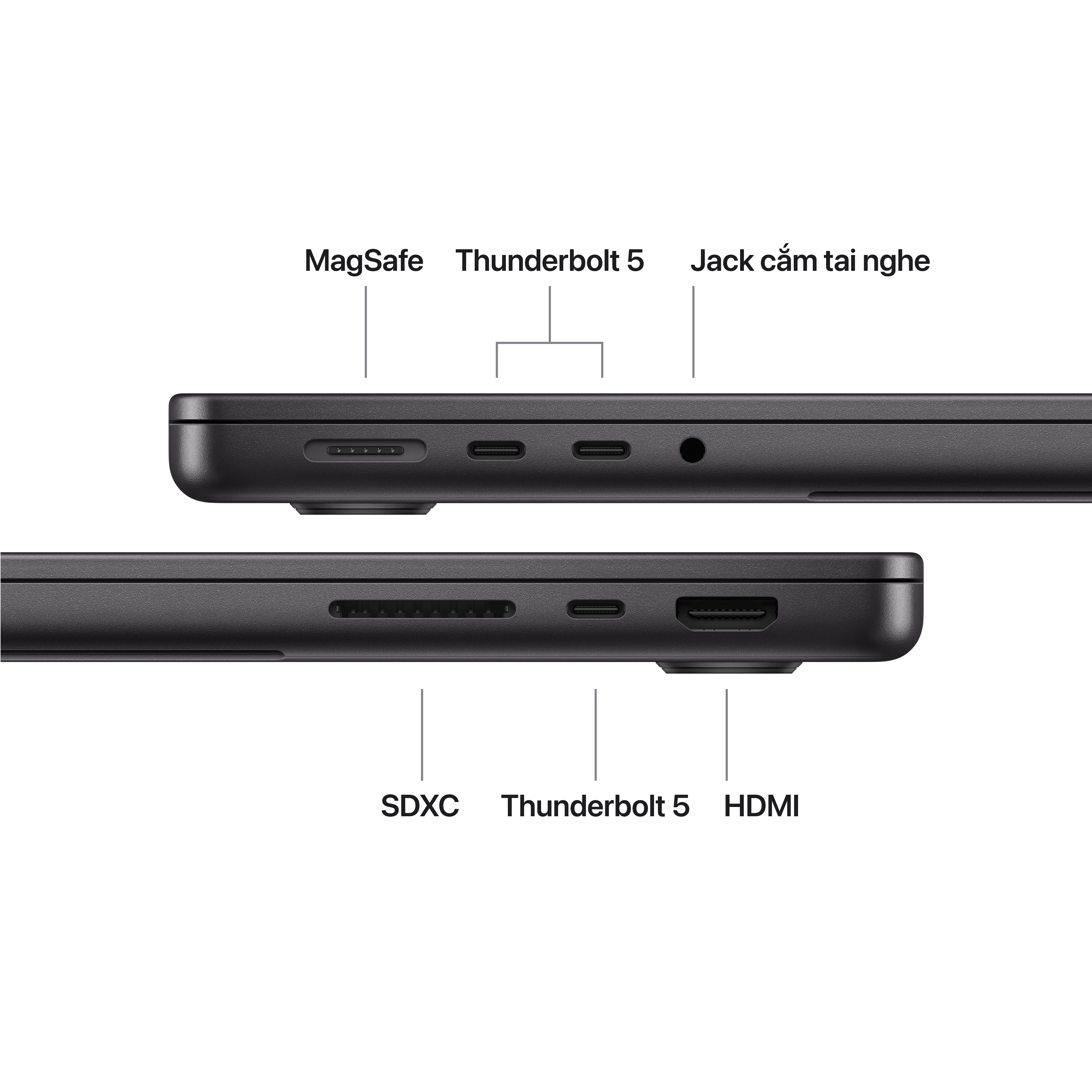 MacBook Pro M5 Pro 14 inch 2026 15CPU 16GPU 24GB 2TB | Chính hãng Apple Việt Nam