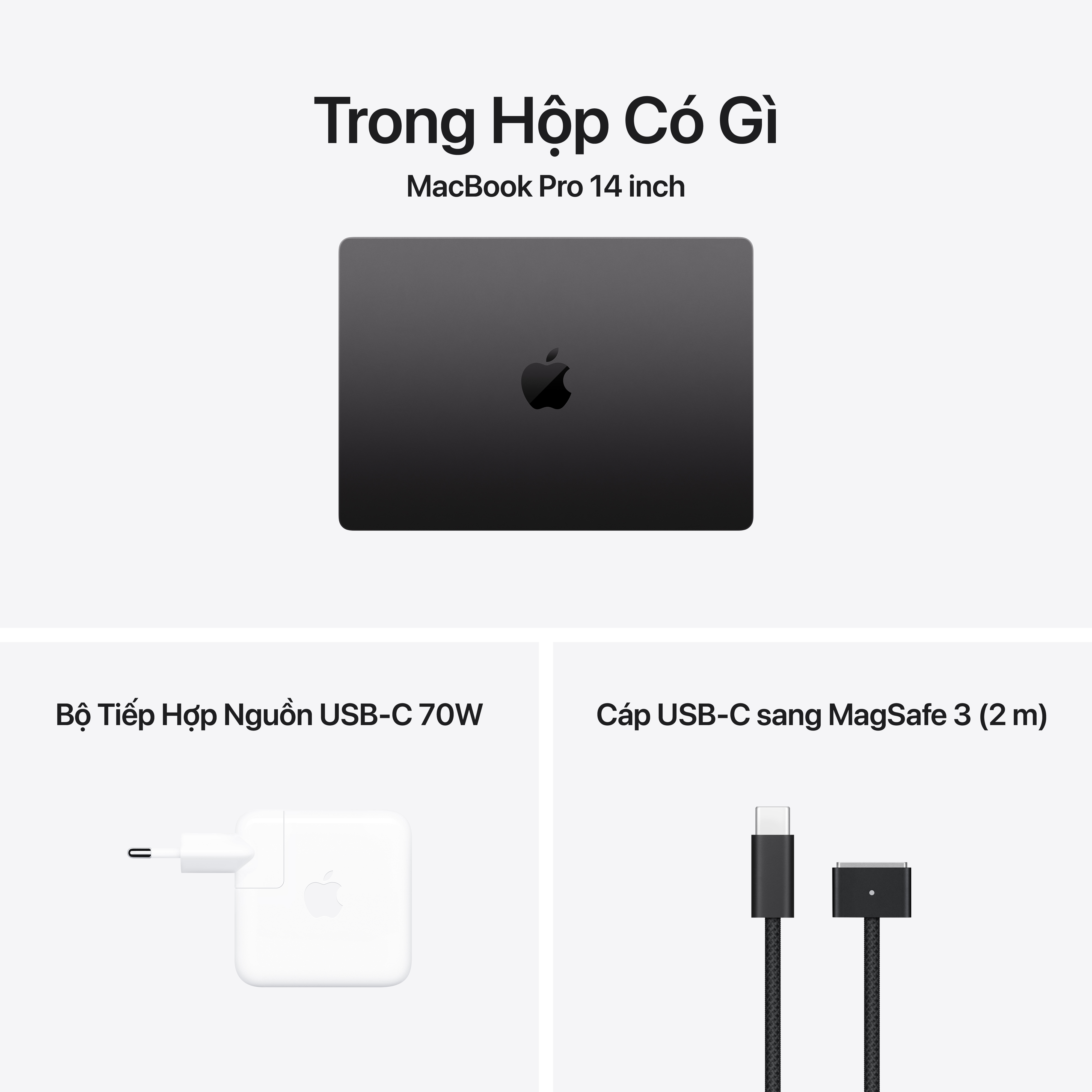 MacBook Pro M5 Pro 14 inch 2026 15CPU 16GPU 24GB 2TB | Chính hãng Apple Việt Nam