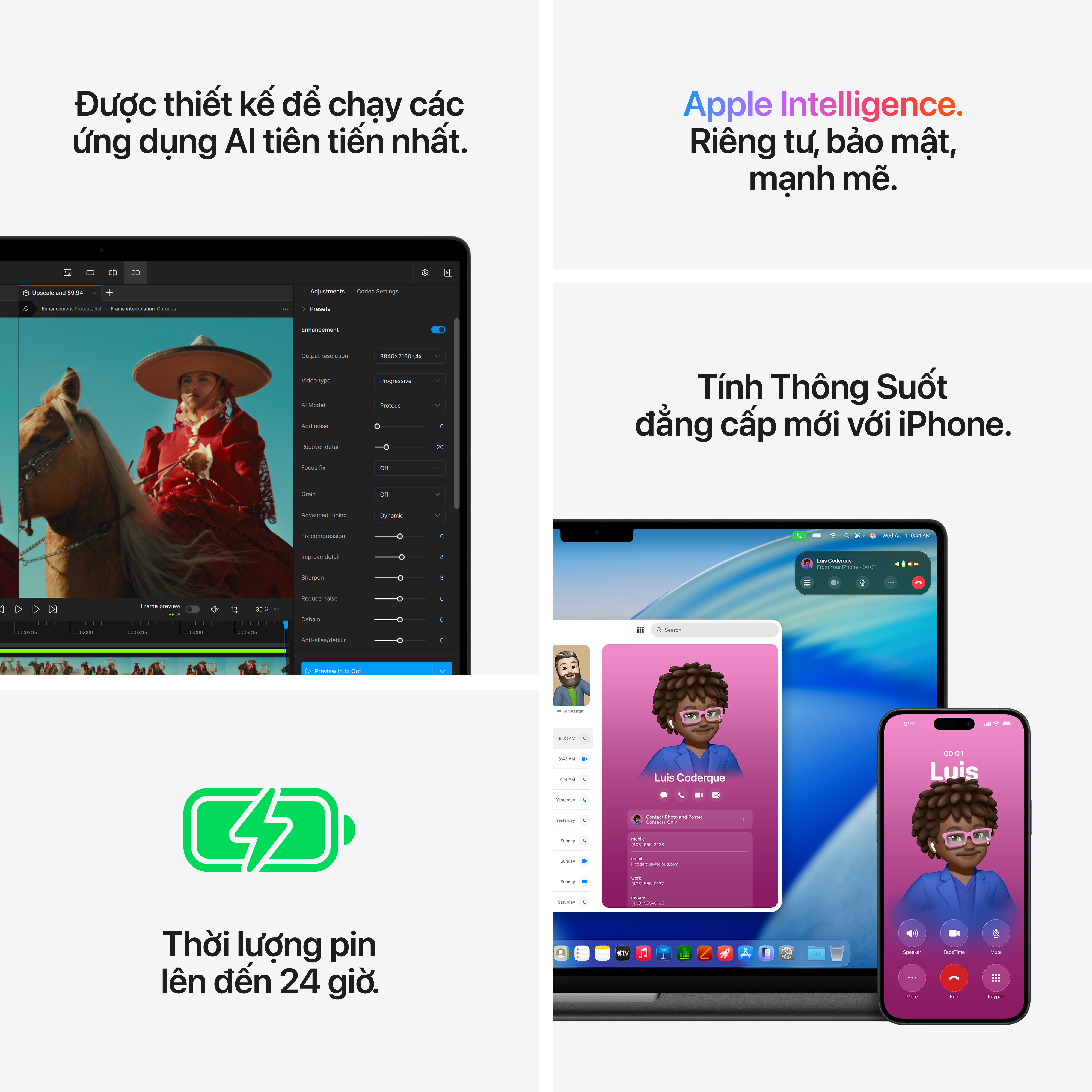MacBook Pro M5 Pro 16 inch 2026 18CPU 20GPU 24GB 1TB | Chính hãng Apple Việt Nam
