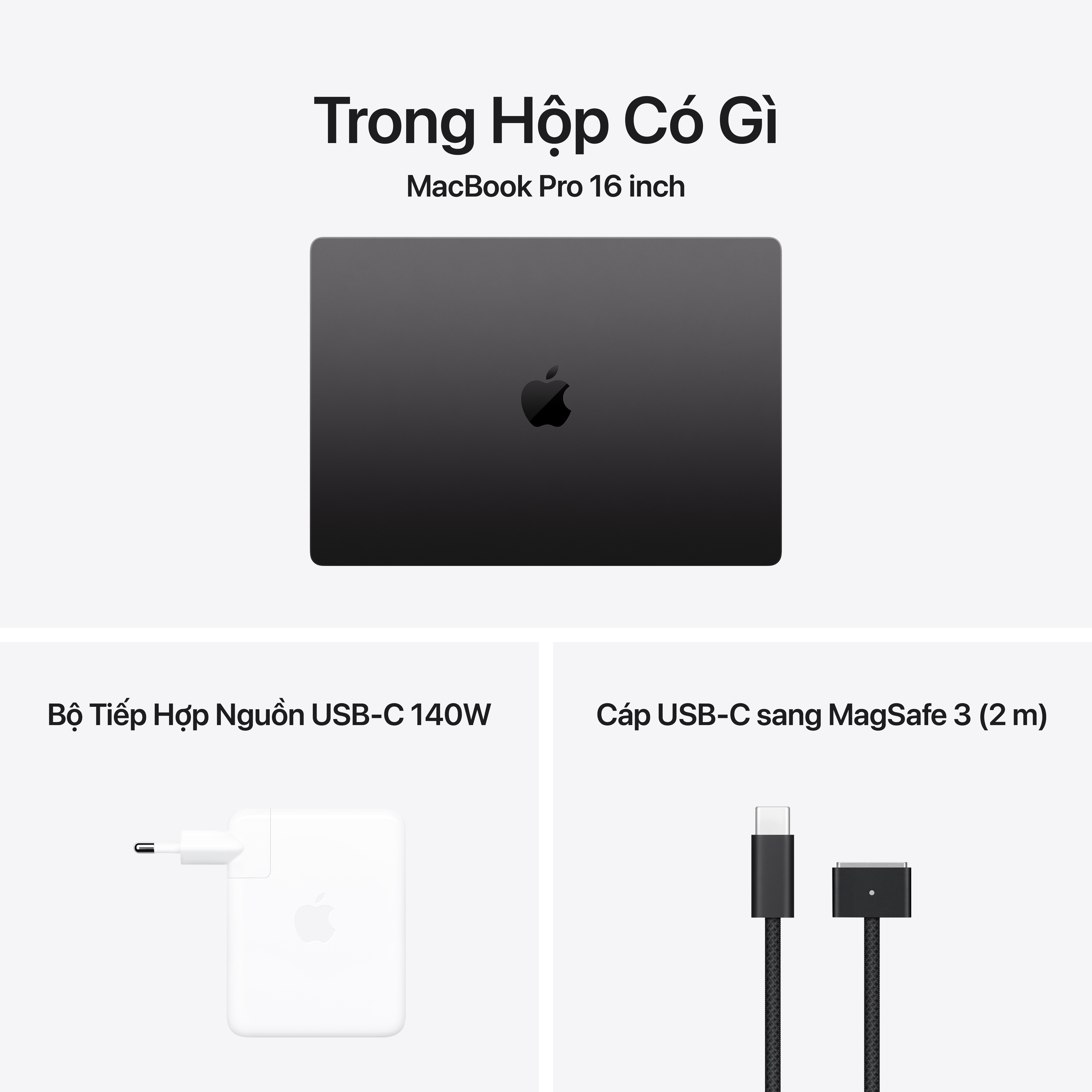MacBook Pro M5 Pro 16 inch 2026 18CPU 20GPU 48GB 1TB Sạc 140W | Chính hãng Apple Việt Nam