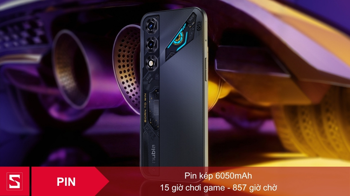 Dung lượng pin 6050mAh