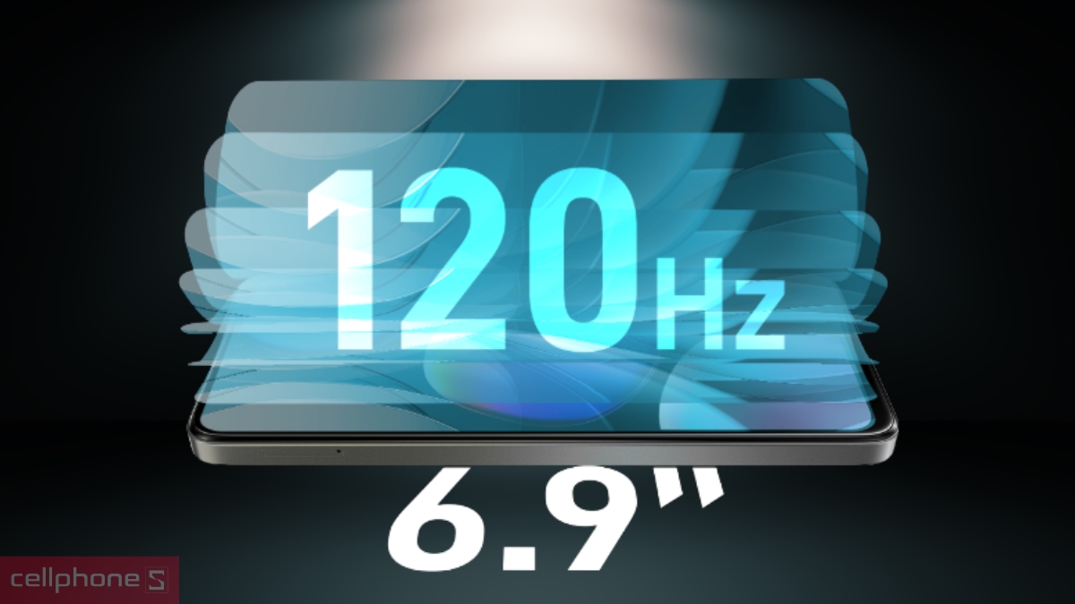 Nubia V80 Max sở hữu màn hình kích thước 6.9 inch