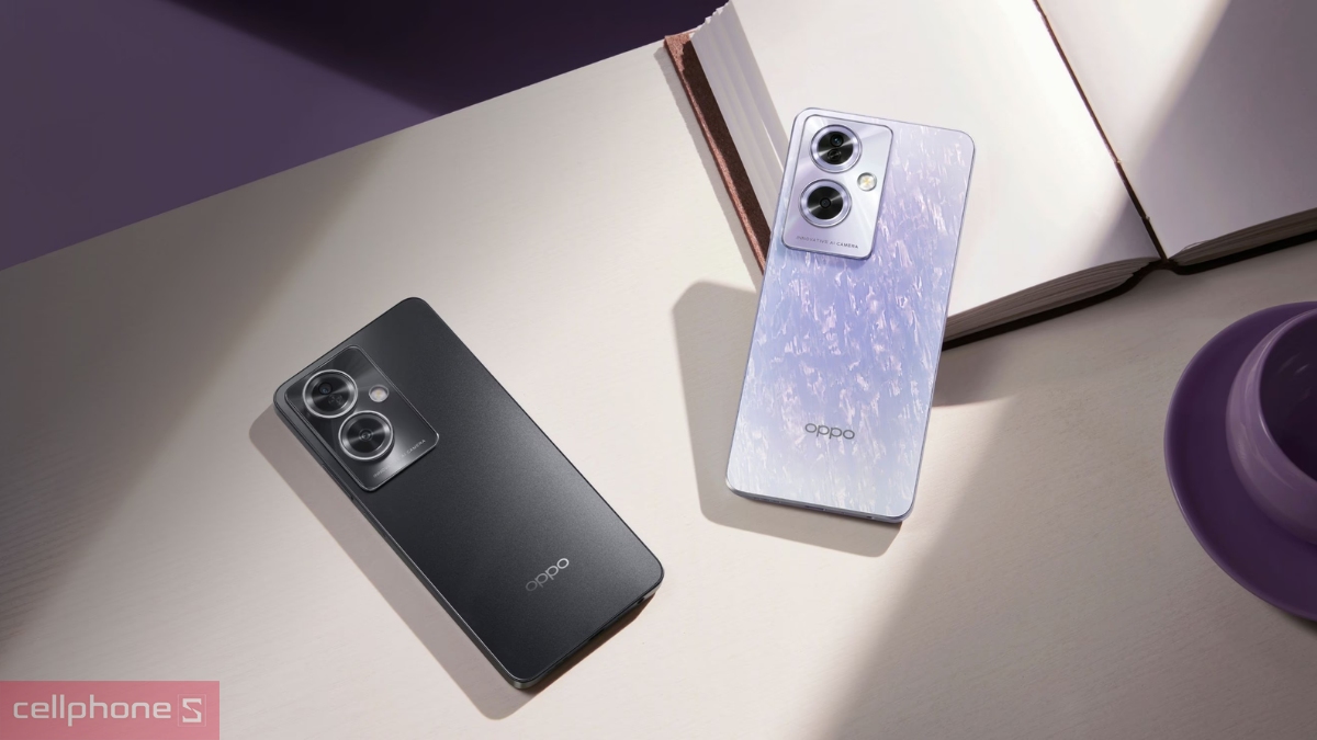 OPPO A79 có thiết kế lông vũ tỏa sáng