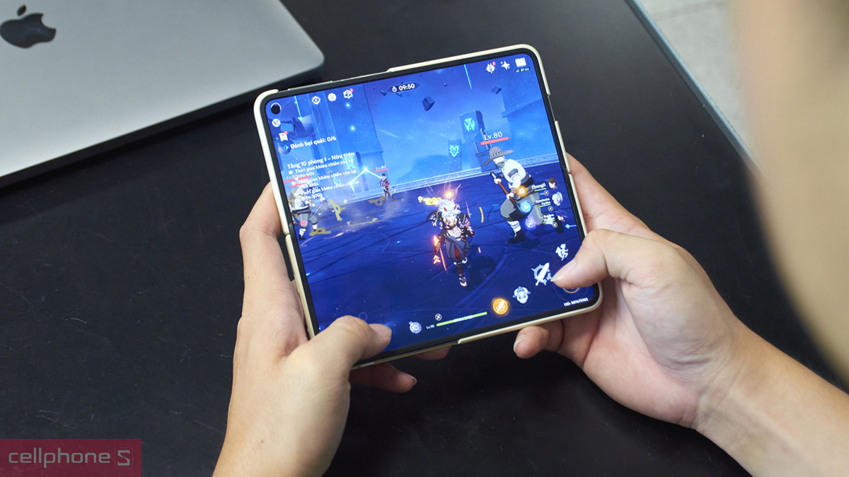 OPPO Find N3 vận hành mượt mà các tựa game đồ họa nặng nhờ sức mạnh xử lý vượt trội từ chip Snapdragon® 8 Gen 2